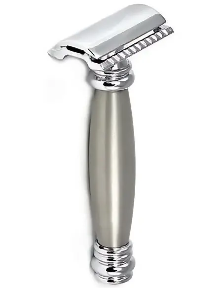 Merkur 43c Safety Razor Closed Comb Two Pieces Nickel OfSt-3779 Merkur Closed Comb Safety Razors €61.50 -10%€49.59