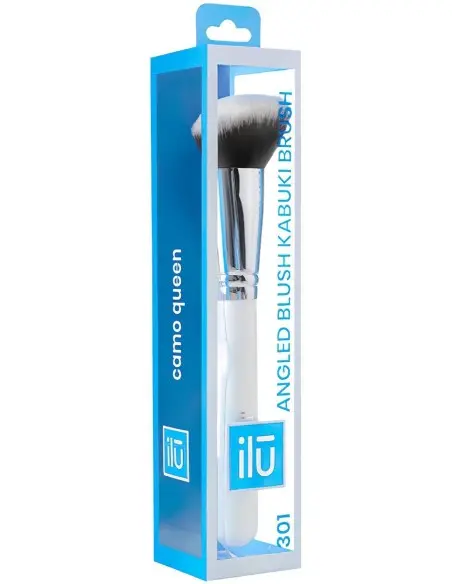 Ilū 301 Angled Blush Kabuki Brush 10881 Ilu Makeup Brushes €8.90 €7.18