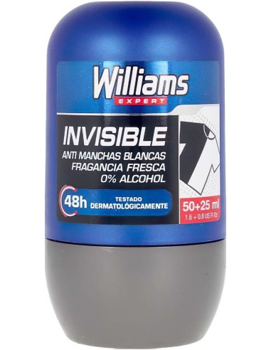 Αποσμητικό Roll on Invisible Williams 75ml 11710 Williams Deodorant €4.33 -20%€3.49