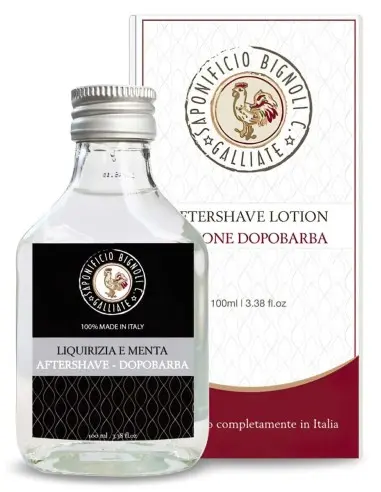 After Shave Lotion Liquirizia e Menta Saponificio Bignoli 100ml 11695 Saponificio Bignoli AfterShave Splash €18.95 €15.29