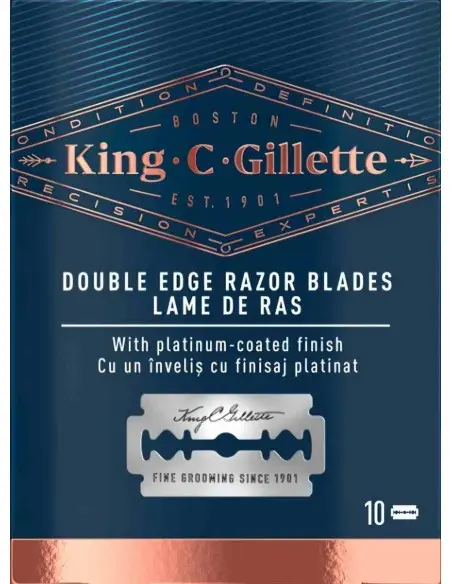 Λεπίδες Ξυρίσματος DE Gillette King C - 10 Ξυραφάκια 11721 Gillette