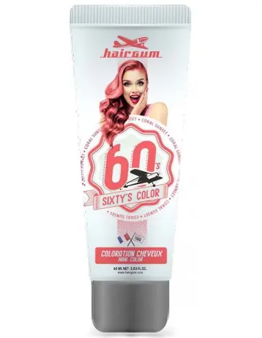 Hairgum Sixtys Color Coral Sunset 60ml 8915 Hairgum Semi Permanent Hairdyes €9.90 product_reduction_percent€7.98