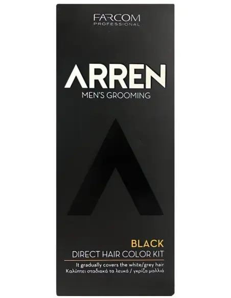 Farcom Arren Direct Hair Color Kit Black 9050 Farcom Arren