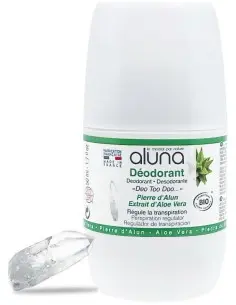 Organic Roll-on Deodorant Aloe Vera Aluna 50ml 11769 Aluna Deodorant €8.00 €6.45