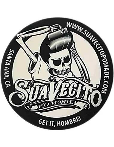 Suavecito Pomade Sticker Black 7.20 x 7.20cm 2085 Suavecito