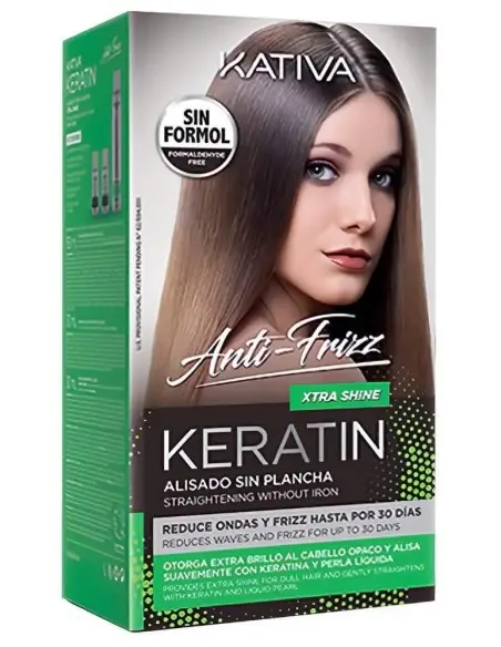 Kativa Keratin Alisado Anti Frizz Xtra Shine Kit 9129 Kativa Keratin Treatment €18.90 product_reduction_percent€15.24