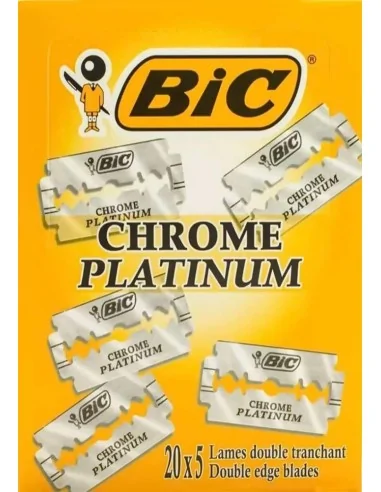 Bic Chrome Platinum Double Edge Pack 100 Razor Blades 1413 Bic Razor Blades €17.00 €13.71