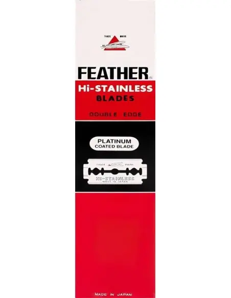 Feather Platinum Hi-Stainless Pack 100 blades OfSt-3594 Feather Razor Blades €0.00 product_reduction_percent€0.00