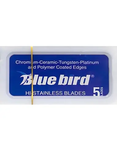 Blue Bird Hi-Stainless Pack 5 Razor Blades Base-3854 Blue Bird Base €0.39 €0.32