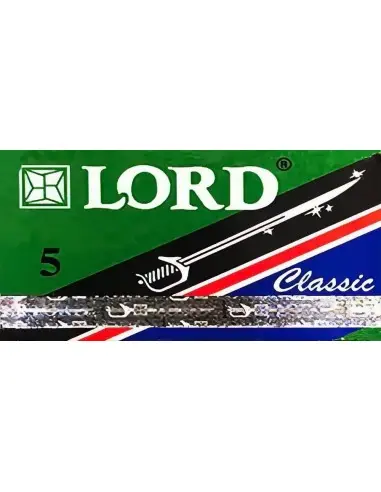 Lord Classic Super Stainless DΕ Safety Razor Blades - Pack Of 5 8609 Lord Razor Blades €0.70 €0.57