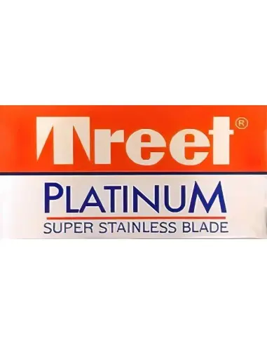 Treet Platinum DE Safety Razor Blades - Pack Of 10 8610 Treet Razor Blades €1.20 €0.97