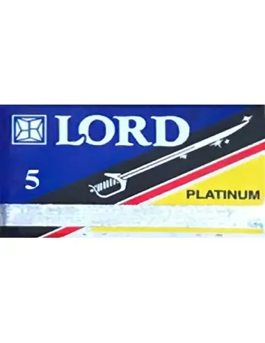 Lord Superior Platinum DΕ Safety Razor Blades - Pack Of 5 8644 Lord Razor Blades €0.80 €0.65