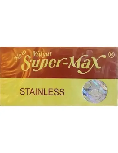 Vidyut Super-Max Stainless Pack 5 Razor Blades 10116 Super Max Razor Blades €1.10 €0.89
