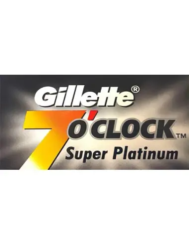 Gillette 7 O Clock Super Platinum DE Safety Razor Blades - Pack Of 10 10259 Gillette Razor Blades €3.90 €3.15
