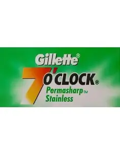 Λεπίδες Ξυρίσματος DE Gillette 7 O Clock India Permasharp Stainless - 10 Ξυραφάκια OfSt-10270 Gillette
