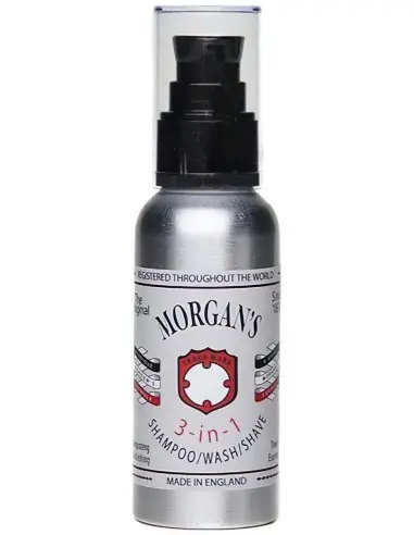 Morgan's 3 in 1 Shampoo/ Wash/ Shave 100ml 5543 Morgan's Pomade Shampoo €12.90 €10.41