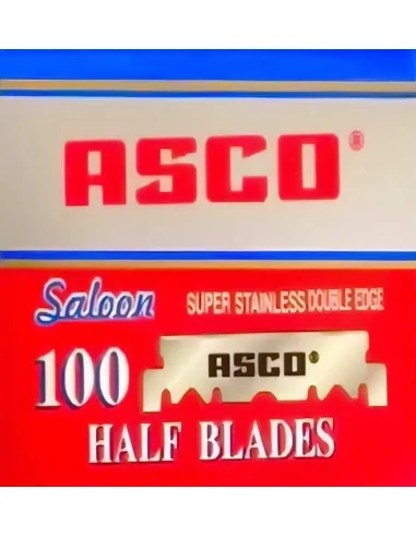 ASCO Super Stainless Saloon Pack 100 Half Razor Blades 1478 Asco Shavette Half Blades €8.90 €7.18