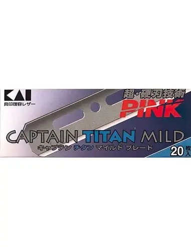 Kai Captain Titan Mild Pack 20 Razor Blades 7401 KAI Shavette Half Blades €17.90 €14.44