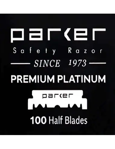 Shavette Blades Parker Premium Platinum Pack of 100 Half Blades 9642 Parker Shavette Half Blades €9.90 -20%€7.98