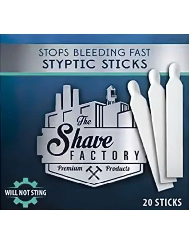 The Shave Factory Disposable Styptic Pencil 20 Pieces 0831 Shave Factory Hemostatics €0.95 €0.77