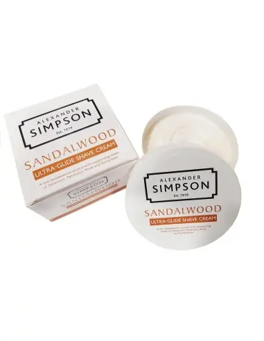 Shaving Cream Ultra Glide Sandalwood Simpsons 180ml 10426 Simpsons Shaving Creams €16.90 €13.63