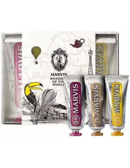 Marvis Wonders Of The World Limited Edition 3x25ml OfSt-7295 Marvis Toothpaste €10.90 product_reduction_percent€8.79