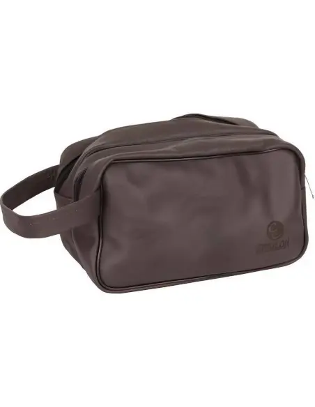 Epsilon Brown Leather Men's Wash Bag OfSt-8851 Epsilon Blue Mediterranean