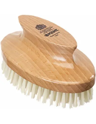 Kent NB6 Extra Large Beechwood Pure White Bristle Nail Brush 9787 Kent Brushes