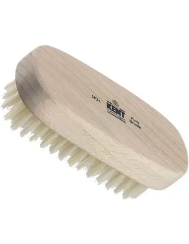 Kent NB4 Beechwood Pure White Bristle Nail Brush 9790 Kent Brushes Nail Cleaning Brushes €13.90 €11.21