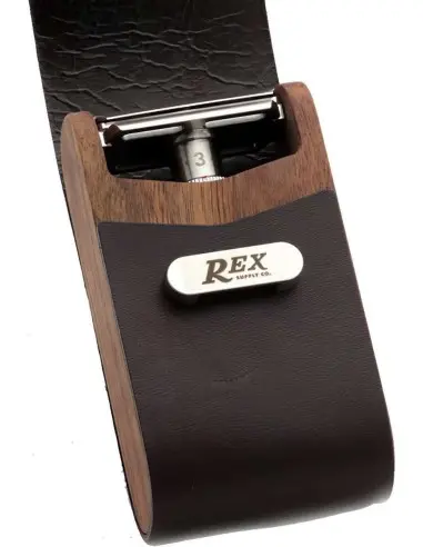 Rex Supply Co Black Walnut Travel Case 9813 Rex Supply Co