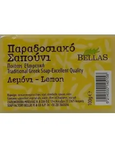 Bellas Traditional Greek Soap Lemon 100gr 4492 Bellas Body Soaps €0.80 €0.64