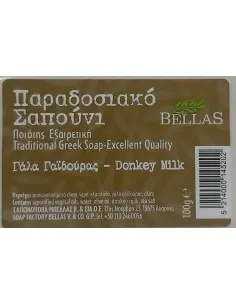 Bellas Traditional Greek Soap Donkey Milk 100gr 7357 Bellas Body Soaps €0.95 €0.77