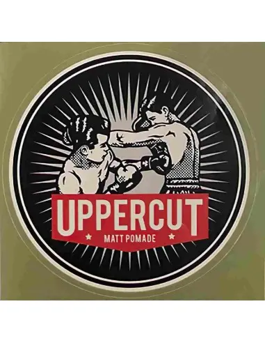 Uppercut Deluxe Sticker Matt Pomade 7.5 x 7.5cm 3739 Uppercut