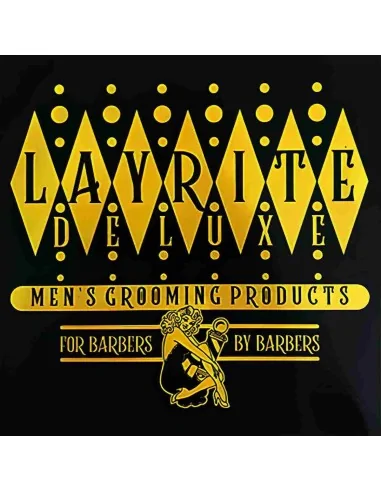 Layrite Deluxe Men's Grooming Products Black Sticker 8.90 x 8.90cm 0443 Layrite Stickers €3.90 €3.14