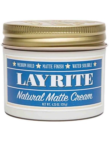 Κρέμα Μαλλιών Ματ με Μεσαίο Κράτημα Layrite 120gr 5035 Layrite Matte Pomade €22.11 -20%€17.83