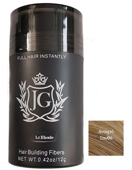 JG Hair Building Fiber Light Blonde 12gr 5955 JG Fibers Hair Fibers €14.90 product_reduction_percent€12.01