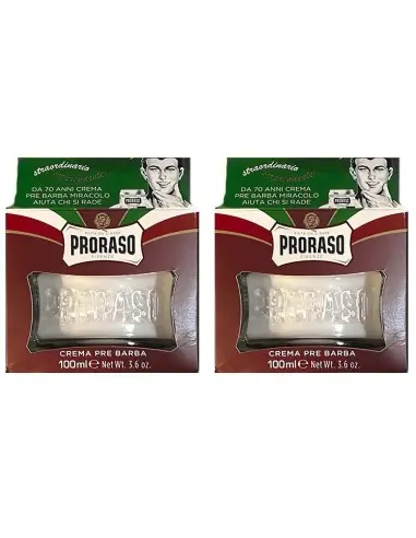 Pre Shaving Cream Σανταλόξυλο 100ml X2 Proraso Πακέτο 3789 Proraso