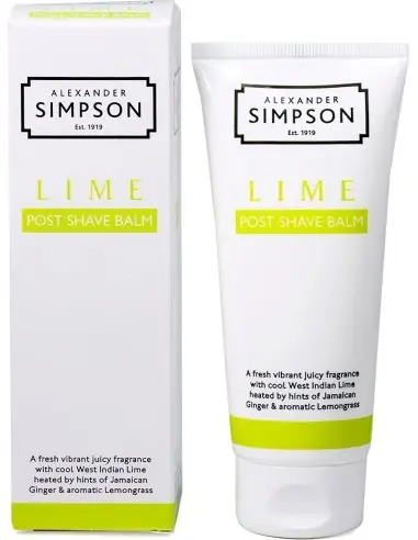 Simpson Post Shave Balm Lime 100ml 10436 Simpsons Creme Balm €14.00 €11.29