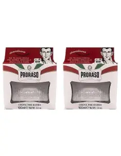 Proraso Pre-Shave Cream for Sensitive Skin Pack 100ml ×2