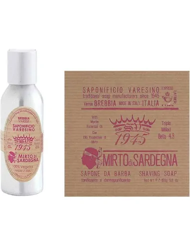 Saponificio Varesino Mirto Di Sardegna Aftershave 100ml & Shaving Soap 150gr Pack OfSt-3012 Saponificio Varesino Barbershop O...