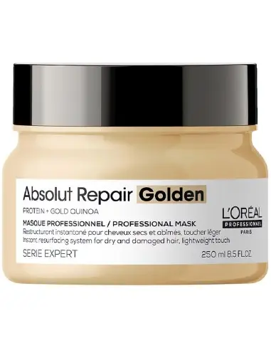 Absolut Repair Golden Masque Gold Protein Quinoa Serie Expert L'Oreal Professionnel 250ml 11826 L'Oréal Professionnel Tired H...