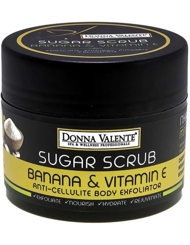 Donna Valente Sugar Scrub Banana & Vitamin E Exfoliator 250gr 7637 Donna Valente Body Scrubs €9.94 product_reduction_percent€...