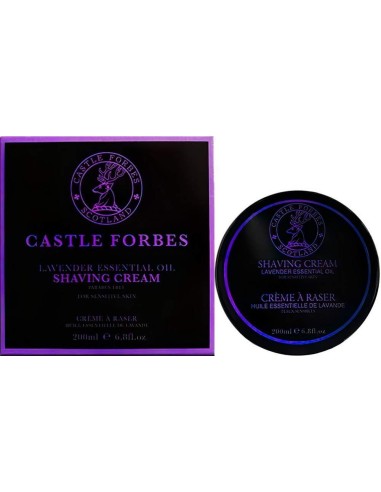 Castle Forbes Lavender Essential Oil Shaving Cream 200ml 7870 Castle Forbes Κρέμες Ξυρίσματος €34.44 -10%€27.77