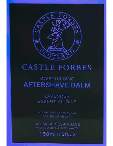 Castle Forbes Lavender Essential Oil Moisturising Aftershave Balm 150ml 7874 Castle Forbes