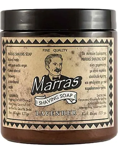 Shaving Soap Marras Lavender 125gr 5152 Marras Traditional Shaving Soaps €12.60 €10.16