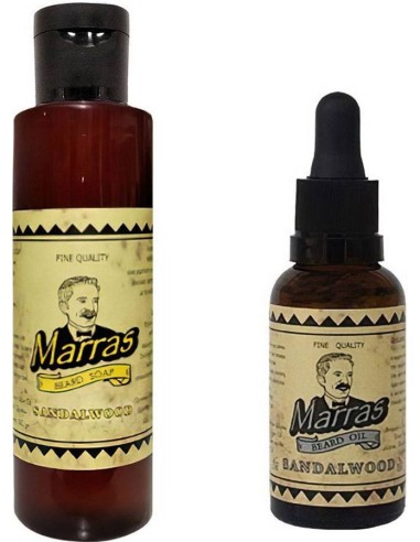 Marras Sandalwood Beard Oil 30ml & Beard Shampoo 100ml Pack 5206 Marras Προσφορές €27.60 -20%€22.26