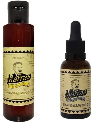 Marras Sandalwood Beard Oil 30ml & Beard Shampoo 100ml Pack 5206 Marras