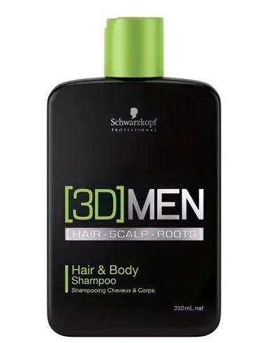 Schwarzkopf 3D MEN Hair & Body Σαμπουάν 250ml 2521 Schwarzkopf Professional