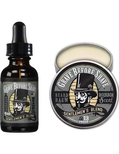 Fisticuffs Grave Before Shave Gentlemen's Blend Beard Oil 30ml & Beard Balm 60gr 3467 Fisticuffs LLC