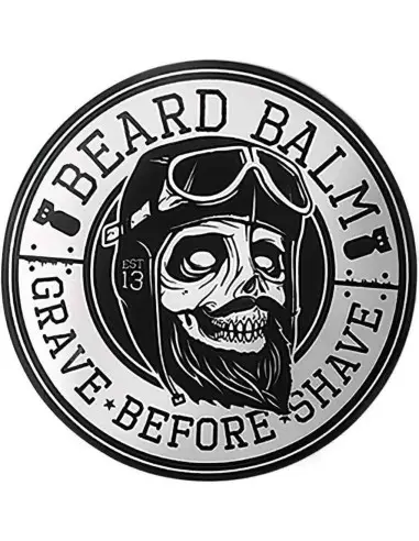 Fisticuffs Grave Before Shave Beard Balm Sticker 10,5 x 10,5cm 5268 Fisticuffs LLC Stickers €1.90 €1.54